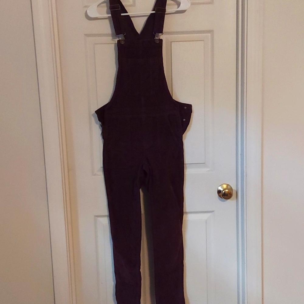 Maroon overalls